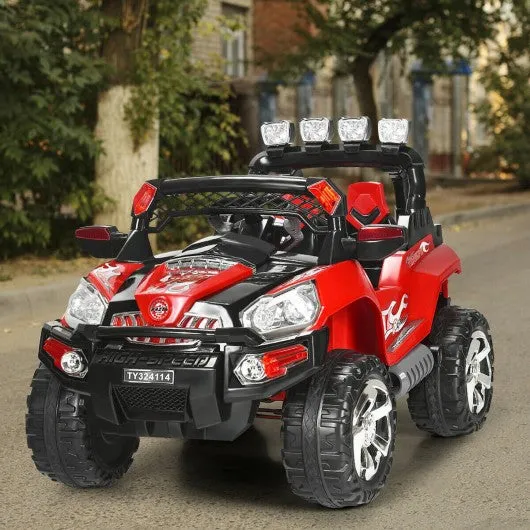 12 V Kids Ride On SUV Car with Remote Control LED Lights