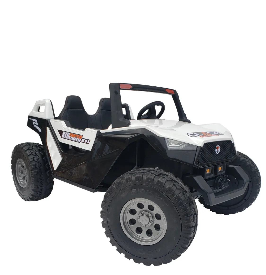 2025 Clash 4x4 | 24V 9AH | UTV Dune Buggy Upgraded 2 Seater Ride-On XXL | Large Leather Seat | Rubber Tires | Holds 325 Lbs | Remote | 10-15 KPh