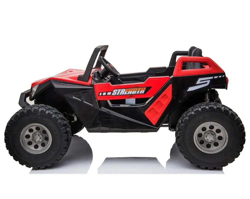 2025 Clash 4x4 | 24V 9AH | UTV Dune Buggy Upgraded 2 Seater Ride-On XXL | Large Leather Seat | Rubber Tires | Holds 325 Lbs | Remote | 10-15 KPh