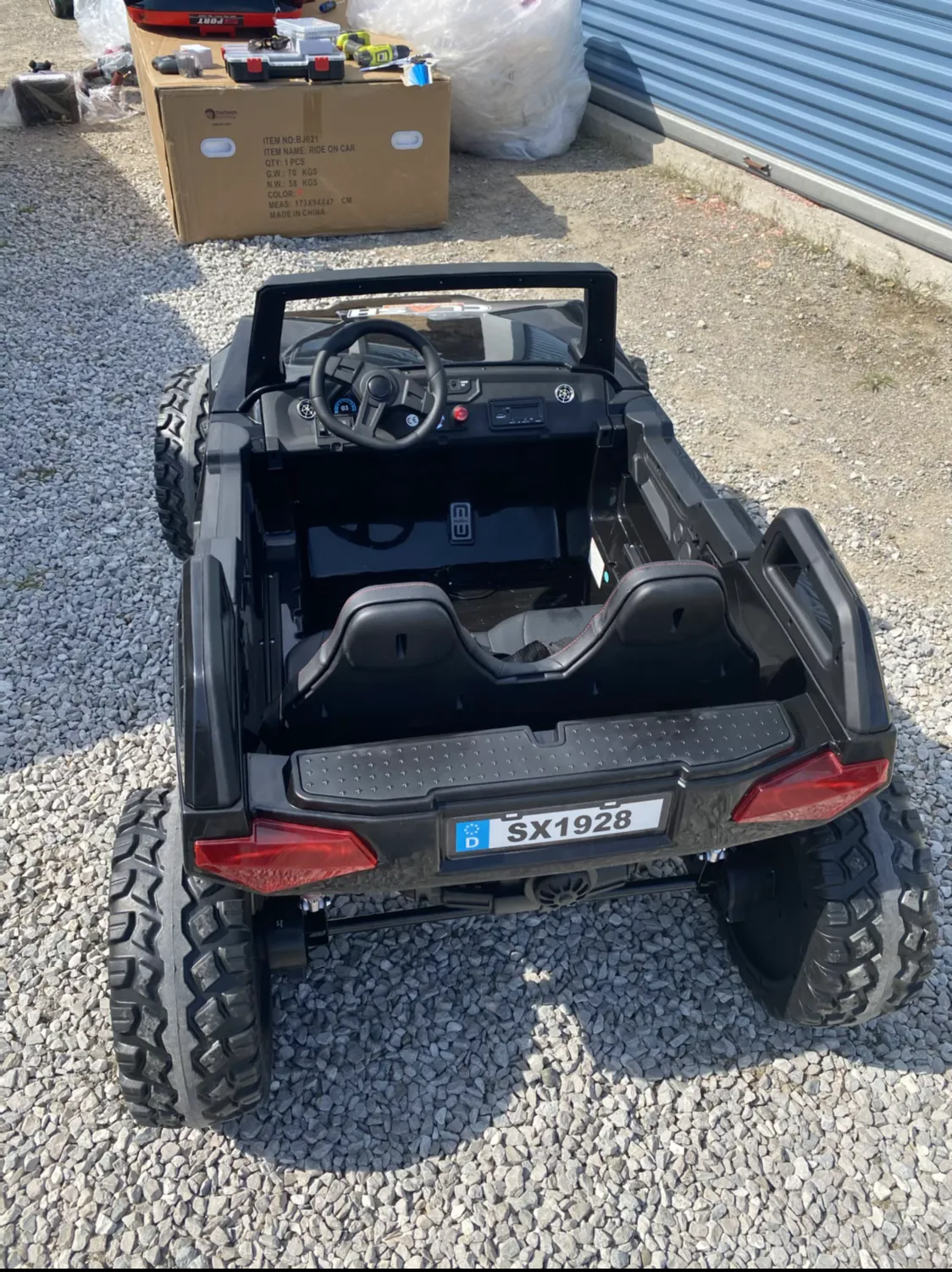 2025 Clash 4x4 UTV Dune Buggy 24V | 2 Seater Ride-On XXL | Leather Seats | Rubber Tires | Remote