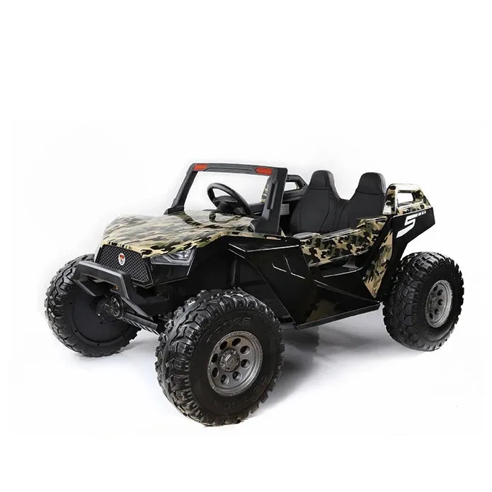 2025 Clash 4x4 UTV Dune Buggy 24V | 2 Seater Ride-On XXL | Leather Seats | Rubber Tires | Remote