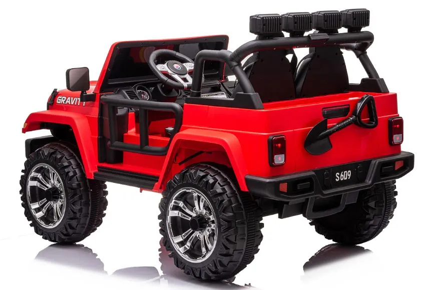 2025 Jeep Gravity Upgraded Style XXL | 24V | 2 Seater | Leather Seats | Rubber Tires | Smartphone App | Remote