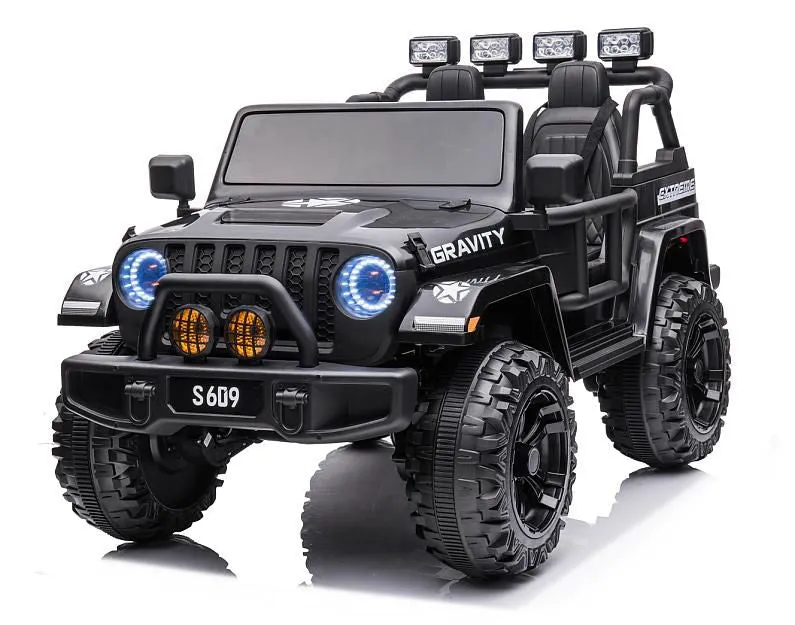 2025 Jeep Gravity Upgraded Style XXL | 24V | 2 Seater | Leather Seats | Rubber Tires | Smartphone App | Remote