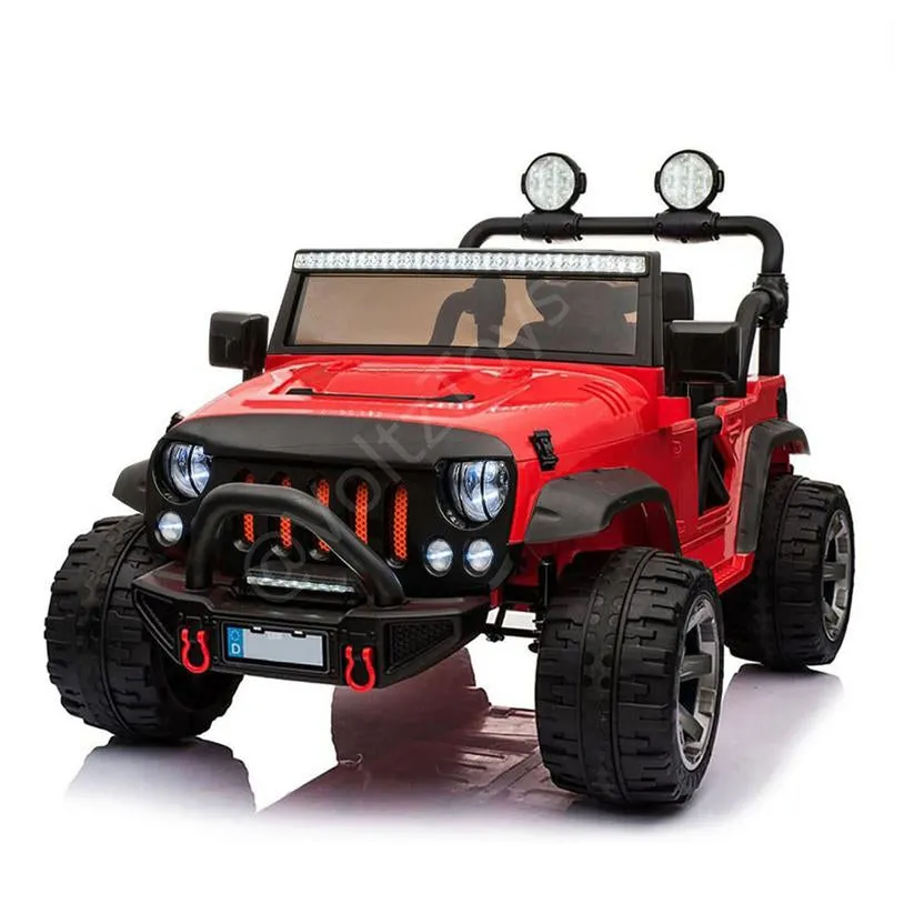 2025 Jeep Wrangler Style 2 Seater Upgraded | Heavy Duty Seat | Heavy Duty Tires | 12V | Upgraded | Remote