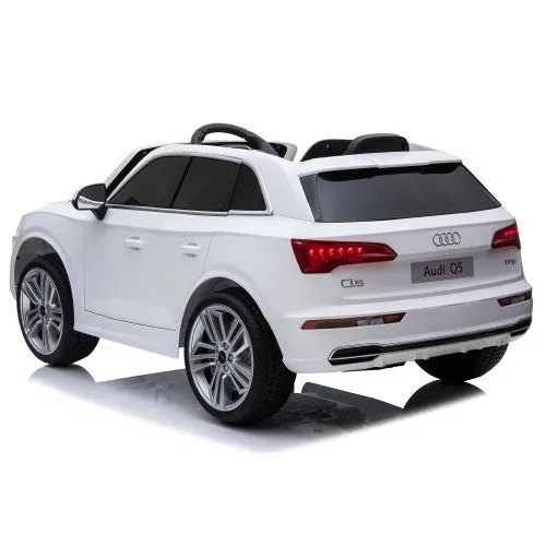 2025 Licensed Audi Q5 Upgraded 12V Ride On Car For Kids | Leather Seat | Rubber Wheels | 12V | 1 Seater | LED Lights | Remote | Ages 1-6 |