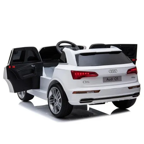 2025 Licensed Audi Q5 Upgraded 12V Ride On Car For Kids | Leather Seat | Rubber Wheels | 12V | 1 Seater | LED Lights | Remote | Ages 1-6 |