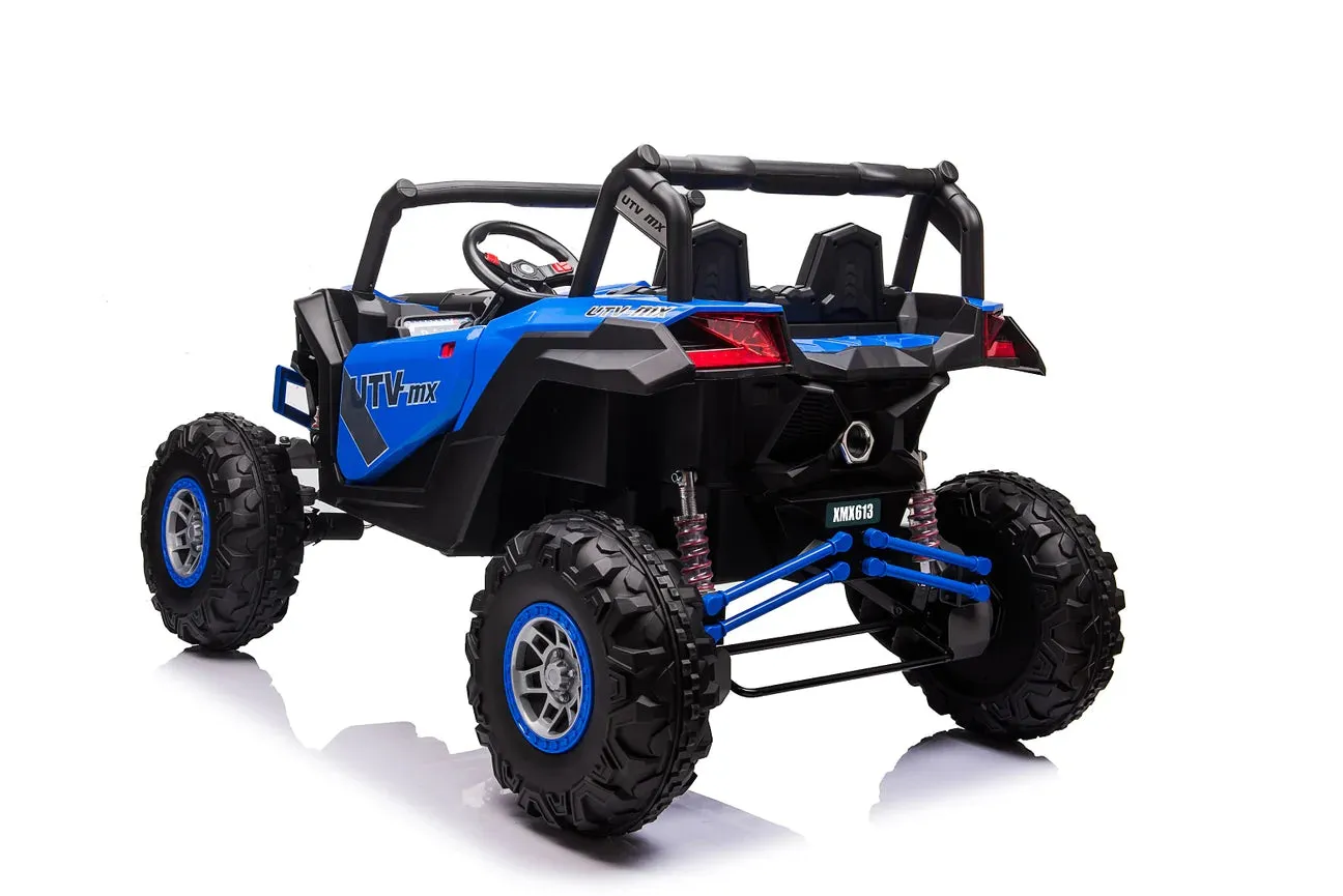 2025 Upgraded UTV XMX613 XXL | 4x4 | 24V | 2 Seater Ride-On | MP3 | Leather Seats | Rubber Tires | Remote