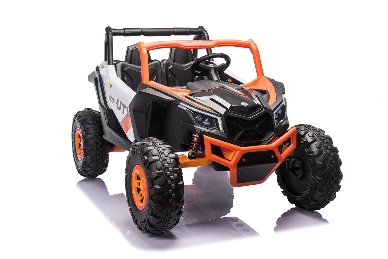 2025 Upgraded UTV XMX613 XXL | 4x4 | 24V | 2 Seater Ride-On | MP3 | Leather Seats | Rubber Tires | Remote