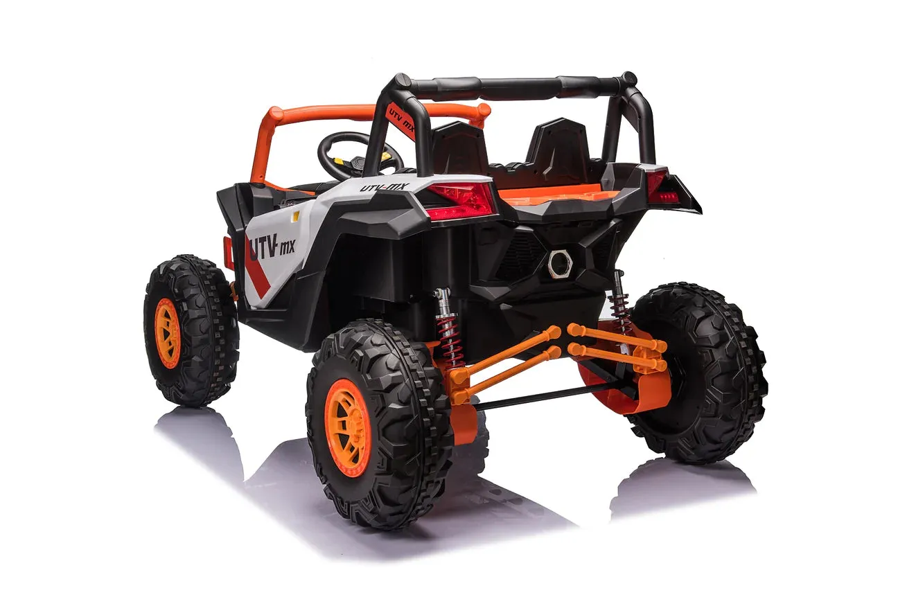 2025 Upgraded UTV XMX613 XXL | 4x4 | 24V | 2 Seater Ride-On | MP3 | Leather Seats | Rubber Tires | Remote