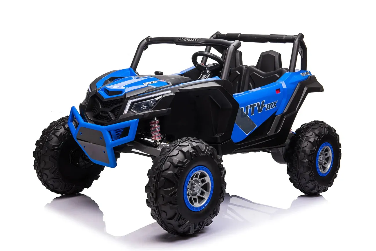 2025 Upgraded UTV XMX613 XXL | 4x4 | 24V | 2 Seater Ride-On | MP3 | Leather Seats | Rubber Tires | Remote