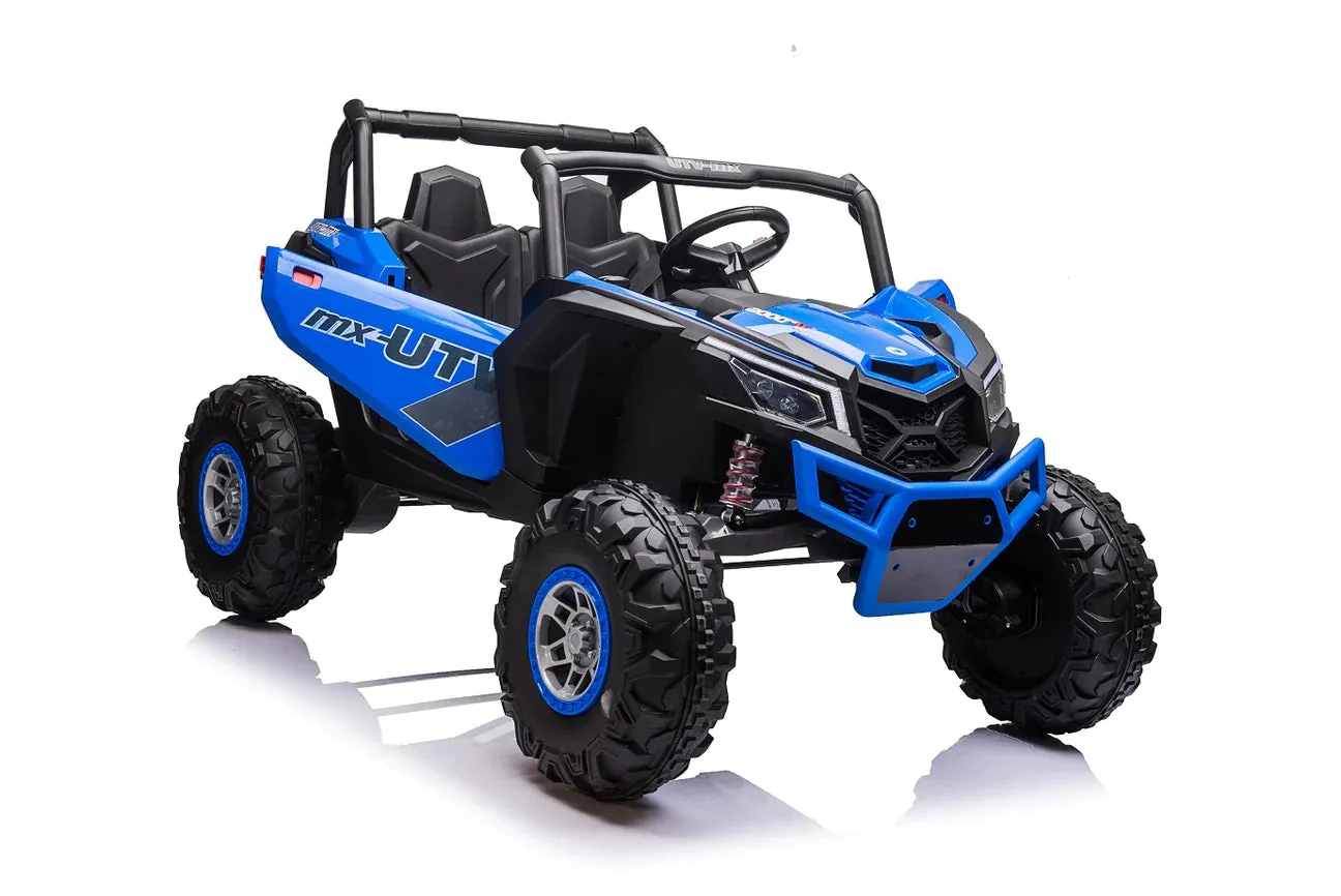 2025 Upgraded UTV XMX613 XXL | 4x4 | 24V | 2 Seater Ride-On | MP3 | Leather Seats | Rubber Tires | Remote