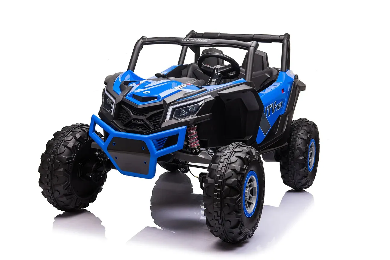 2025 Upgraded UTV XMX613 XXL | 4x4 | 24V | 2 Seater Ride-On | MP3 | Leather Seats | Rubber Tires | Remote