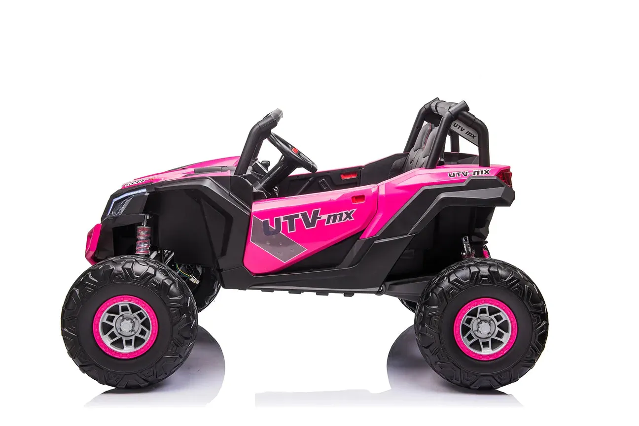 2025 Upgraded UTV XMX613 XXL | 4x4 | 24V | 2 Seater Ride-On | MP3 | Leather Seats | Rubber Tires | Remote