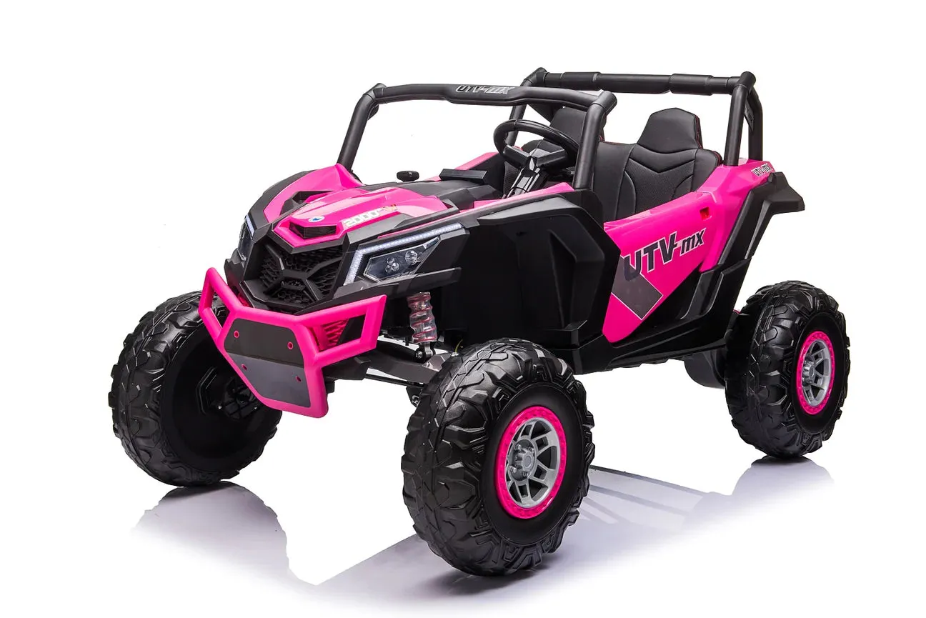 2025 Upgraded UTV XMX613 XXL | 4x4 | 24V | 2 Seater Ride-On | MP3 | Leather Seats | Rubber Tires | Remote