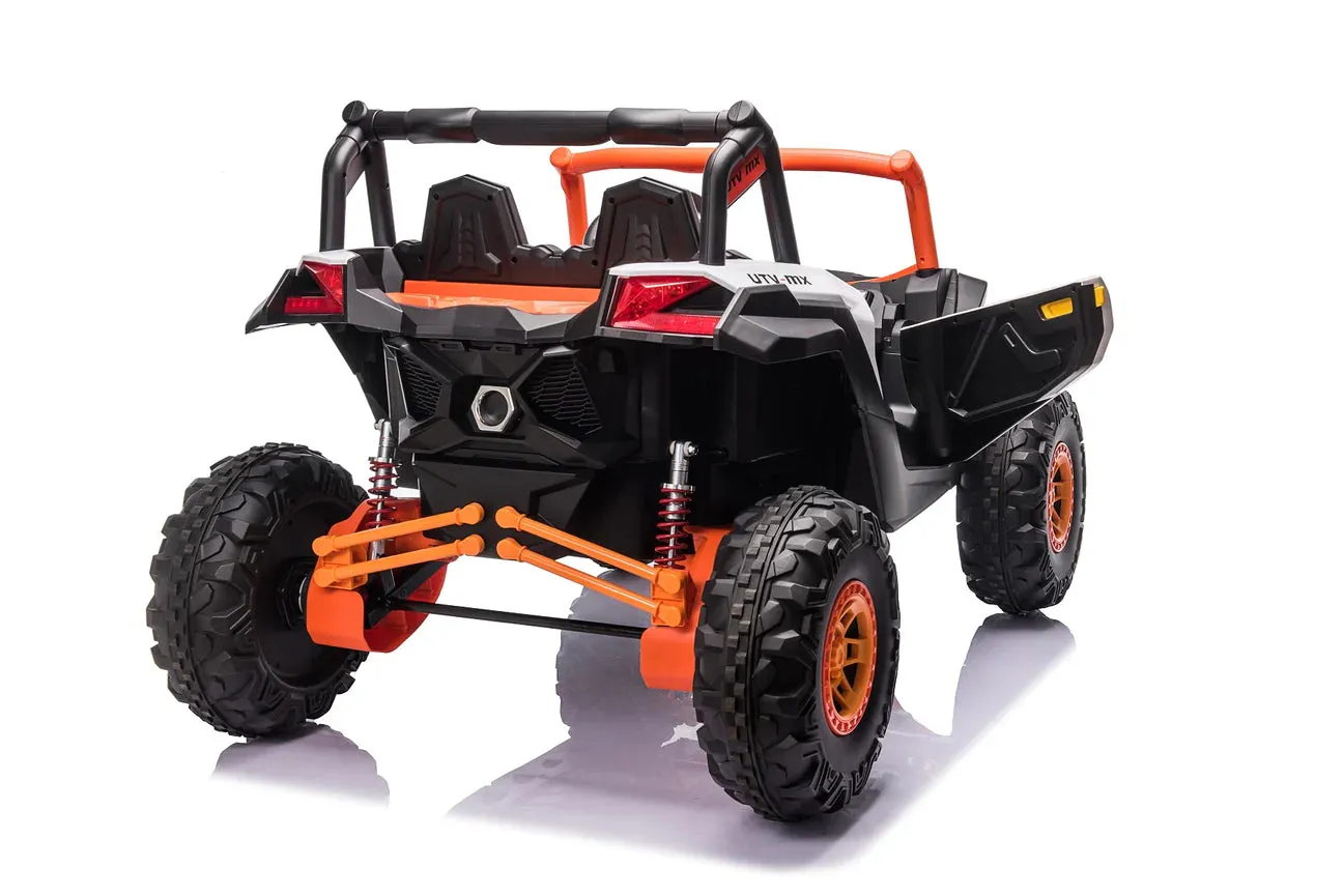 2025 Upgraded UTV XMX613 XXL | 4x4 | 24V | 2 Seater Ride-On | MP3 | Leather Seats | Rubber Tires | Remote