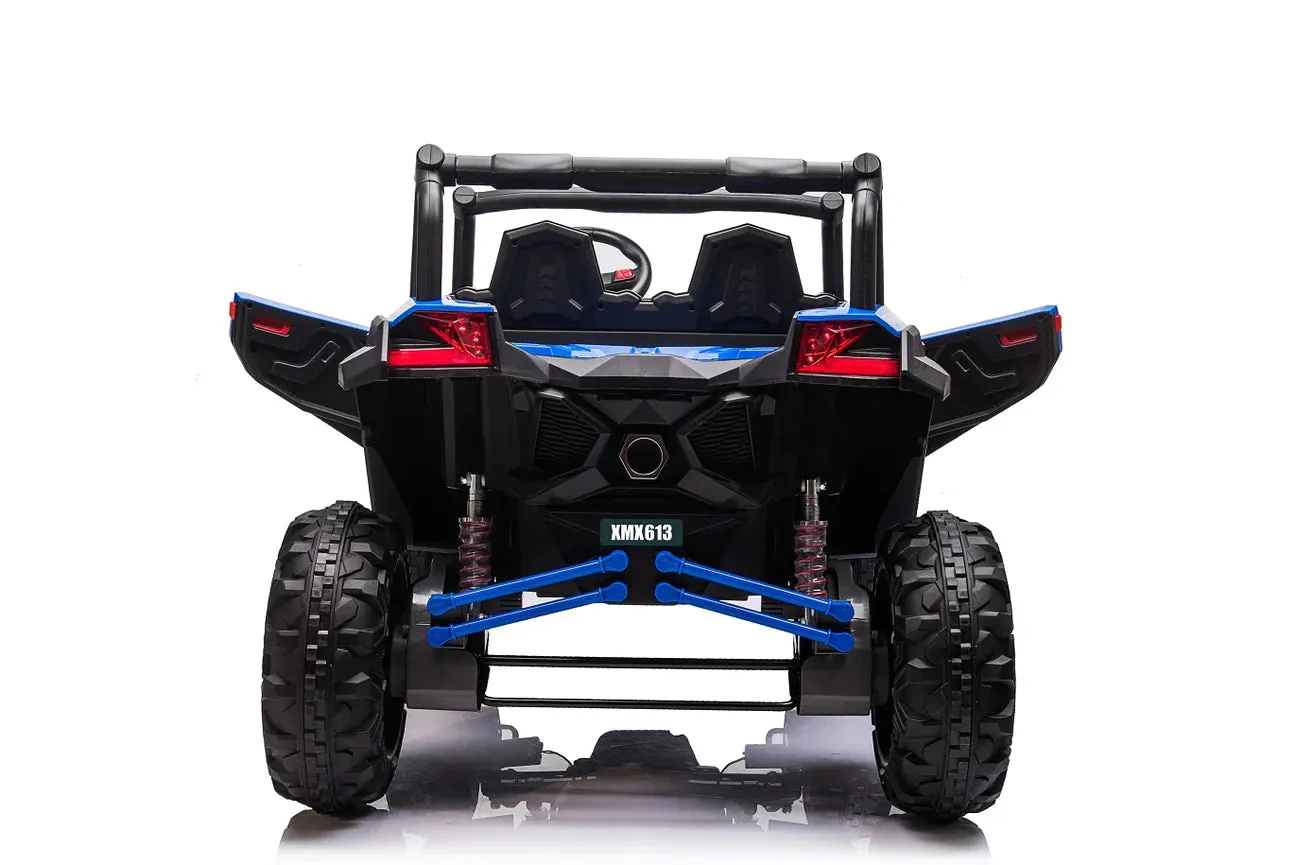 2025 Upgraded UTV XMX613 XXL | 4x4 | 24V | 2 Seater Ride-On | MP3 | Leather Seats | Rubber Tires | Remote