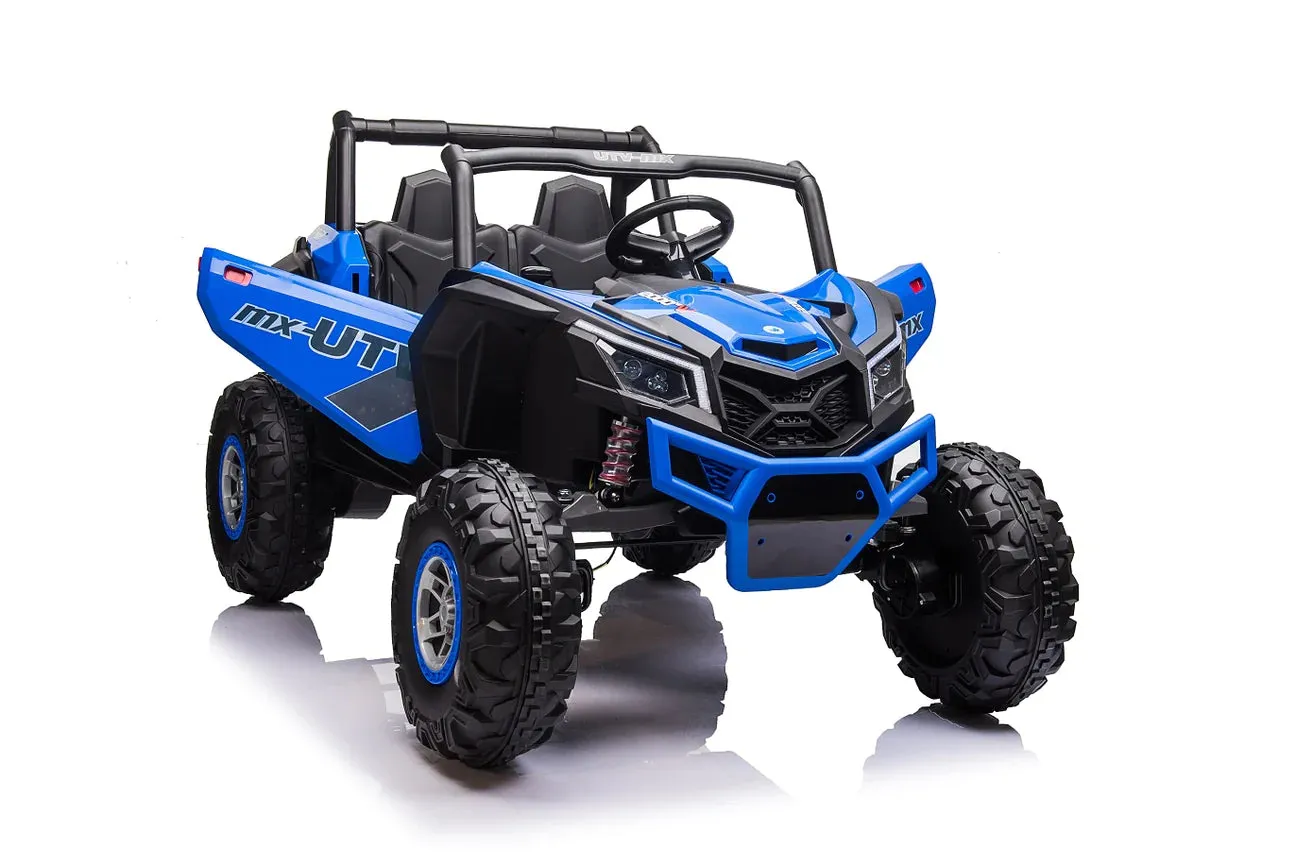 2025 Upgraded UTV XMX613 XXL | 4x4 | 24V | 2 Seater Ride-On | MP3 | Leather Seats | Rubber Tires | Remote