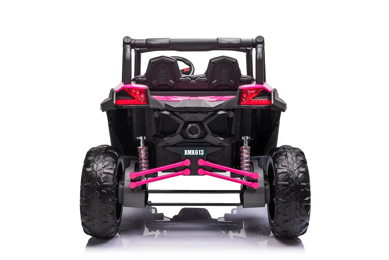 2025 Upgraded UTV XMX613 XXL | 4x4 | 24V | 2 Seater Ride-On | MP3 | Leather Seats | Rubber Tires | Remote