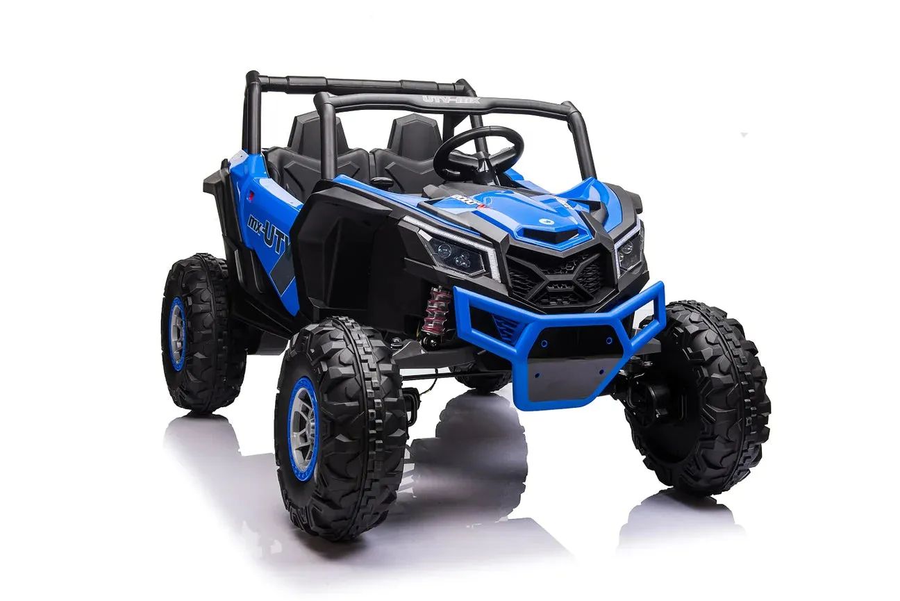 2025 Upgraded UTV XMX613 XXL | 4x4 | 24V | 2 Seater Ride-On | MP3 | Leather Seats | Rubber Tires | Remote