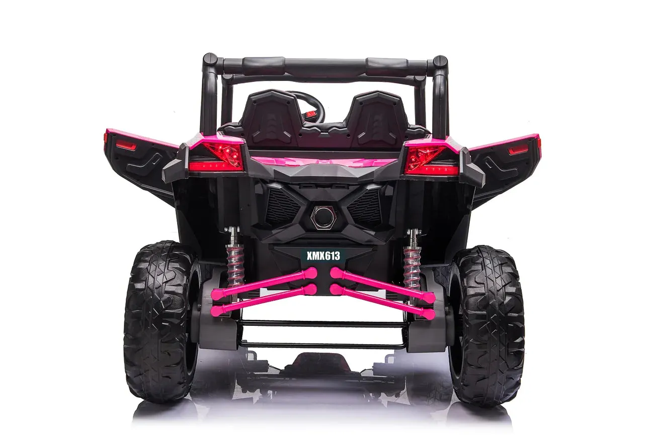 2025 Upgraded UTV XMX613 XXL | 4x4 | 24V | 2 Seater Ride-On | MP3 | Leather Seats | Rubber Tires | Remote