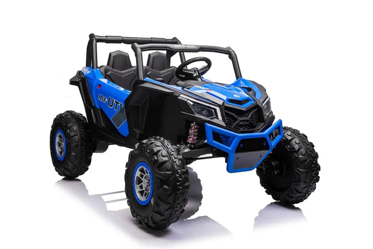 2025 Upgraded UTV XMX613 XXL | 4x4 | 24V | 2 Seater Ride-On | MP3 | Leather Seats | Rubber Tires | Remote