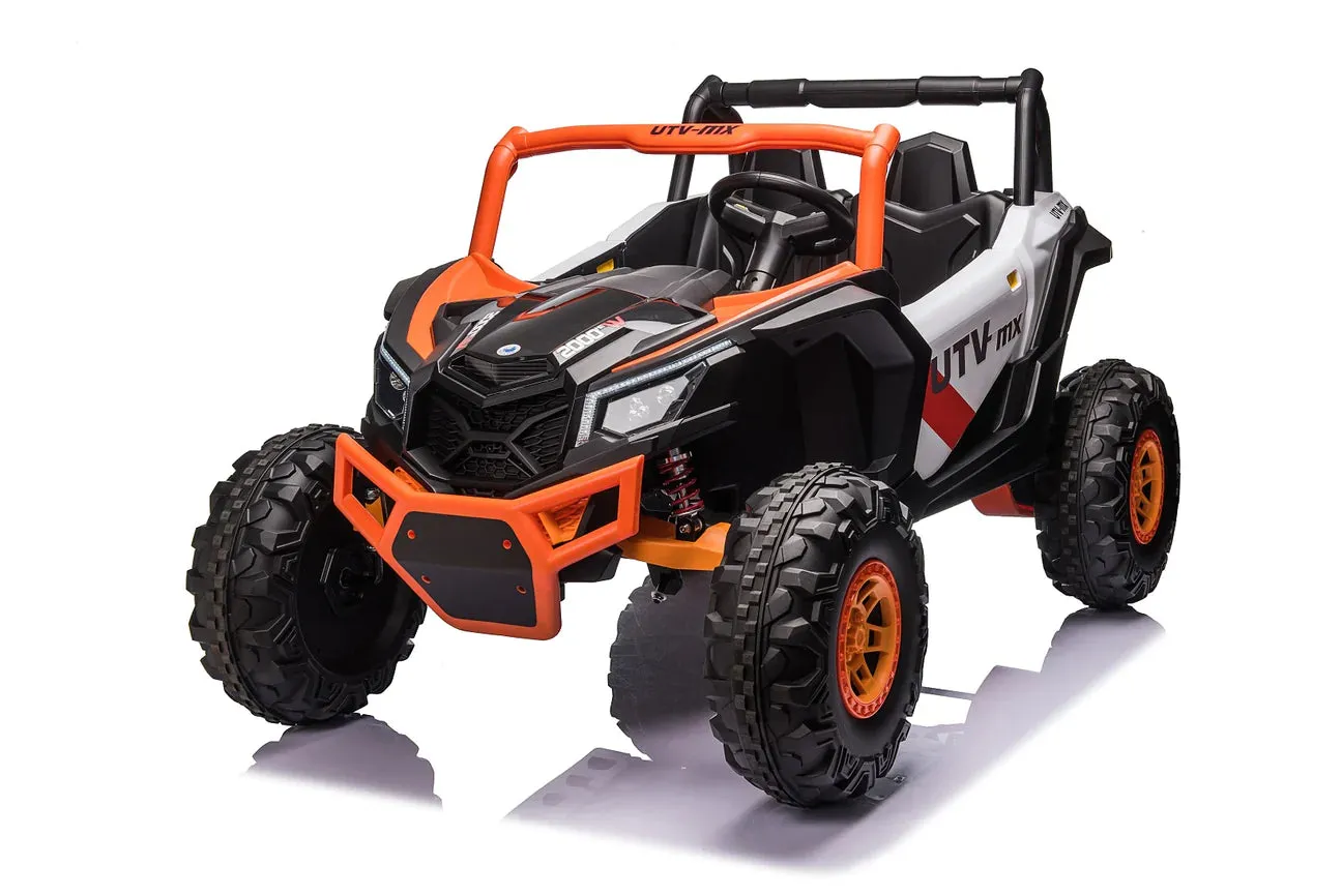 2025 Upgraded UTV XMX613 XXL | 4x4 | 24V | 2 Seater Ride-On | MP3 | Leather Seats | Rubber Tires | Remote