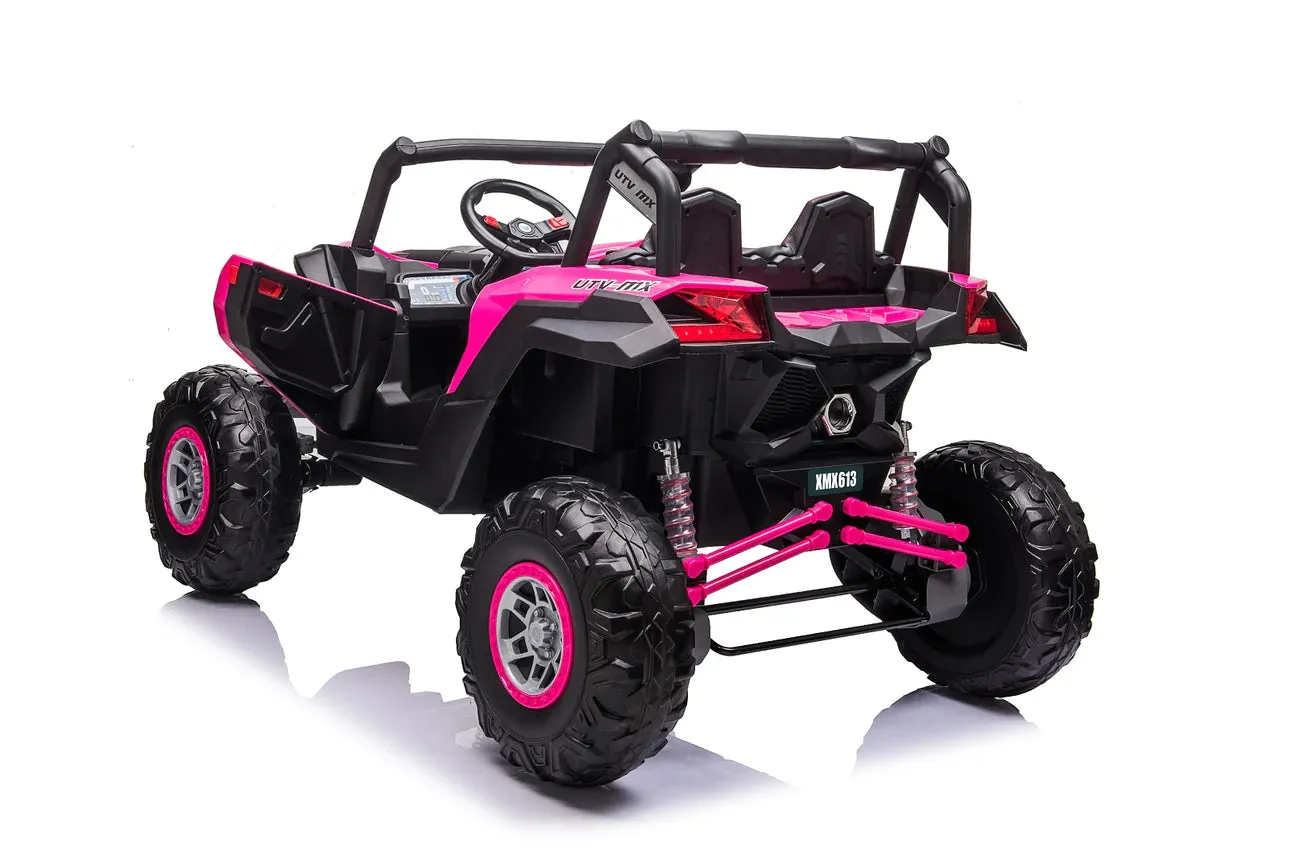 2025 Upgraded UTV XMX613 XXL | 4x4 | 24V | 2 Seater Ride-On | MP3 | Leather Seats | Rubber Tires | Remote