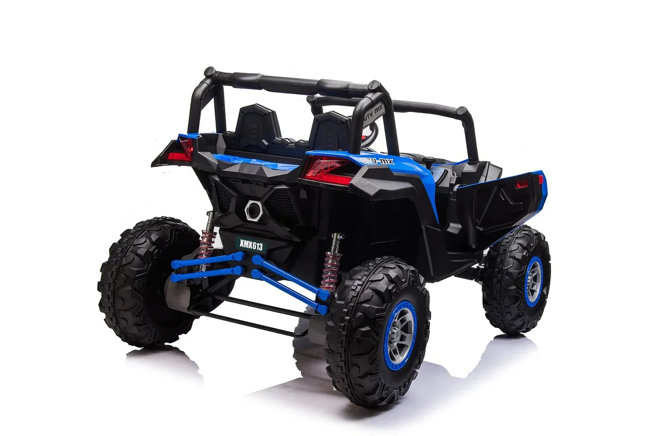 2025 Upgraded UTV XMX613 XXL | 4x4 | 24V | 2 Seater Ride-On | MP3 | Leather Seats | Rubber Tires | Remote