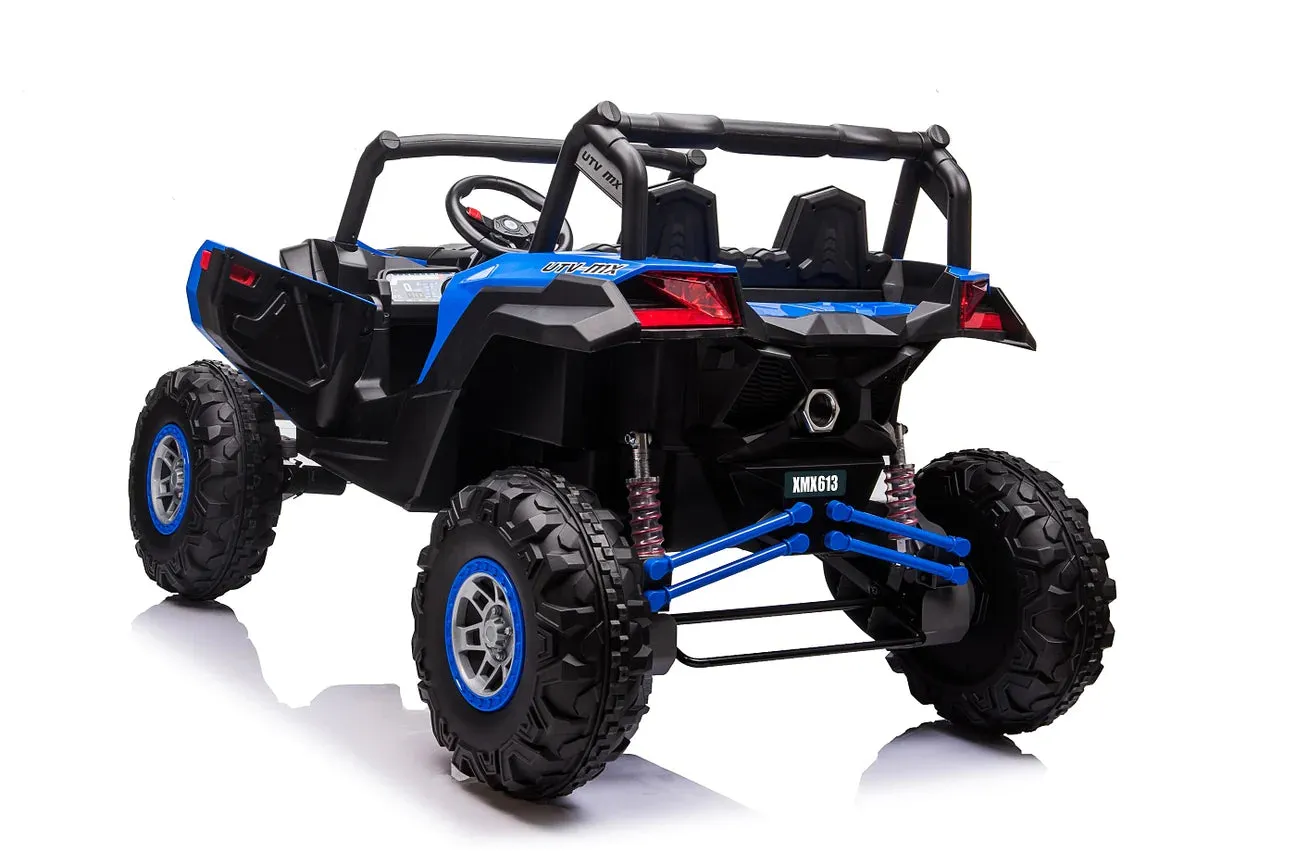 2025 Upgraded UTV XMX613 XXL | 4x4 | 24V | 2 Seater Ride-On | MP3 | Leather Seats | Rubber Tires | Remote