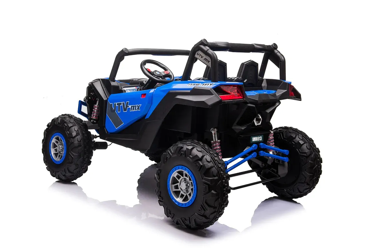 2025 Upgraded UTV XMX613 XXL | 4x4 | 24V | 2 Seater Ride-On | MP3 | Leather Seats | Rubber Tires | Remote