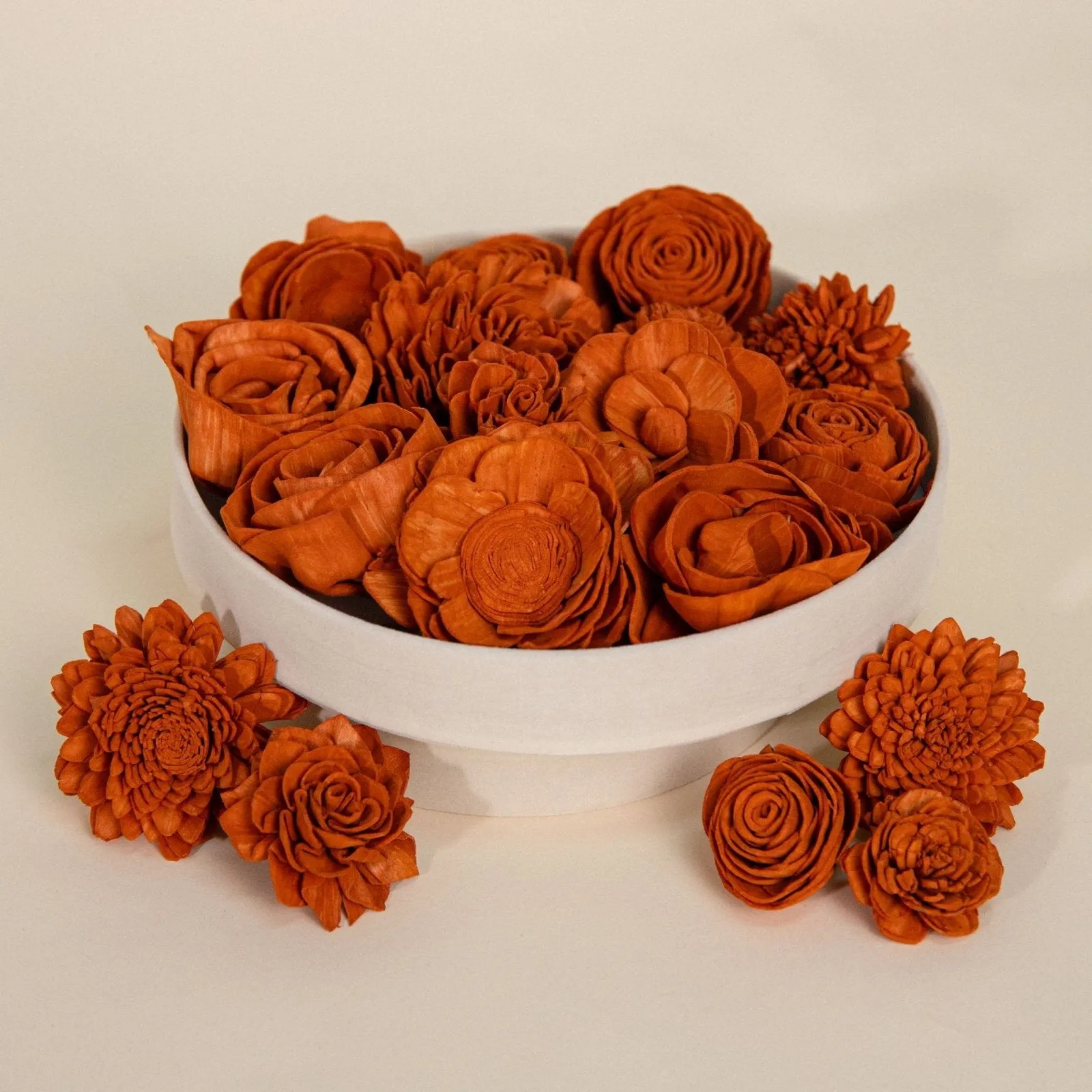 25-Pack of Terracotta-Colored Mixed Flowers