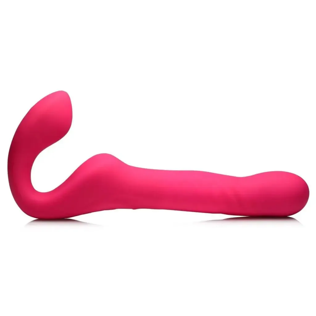 30x Thrusting And Vibrating Strapless Strap-on With Remote Control