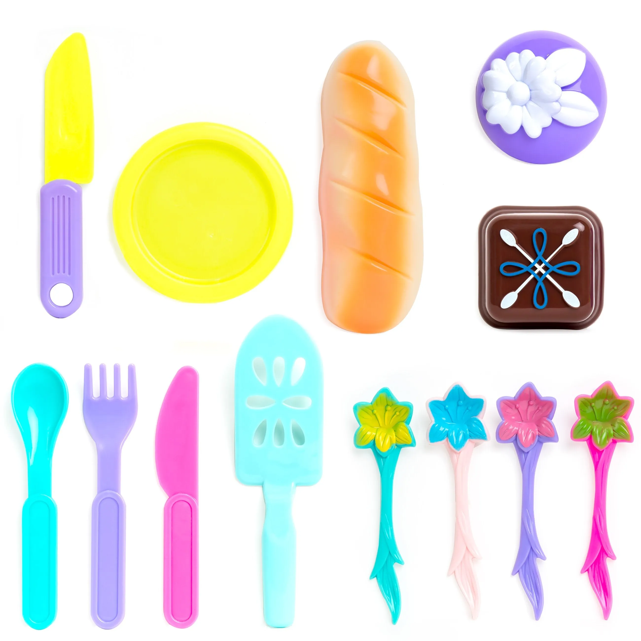 37-Piece Kids Pretend Kitchen Tea Party Play Set