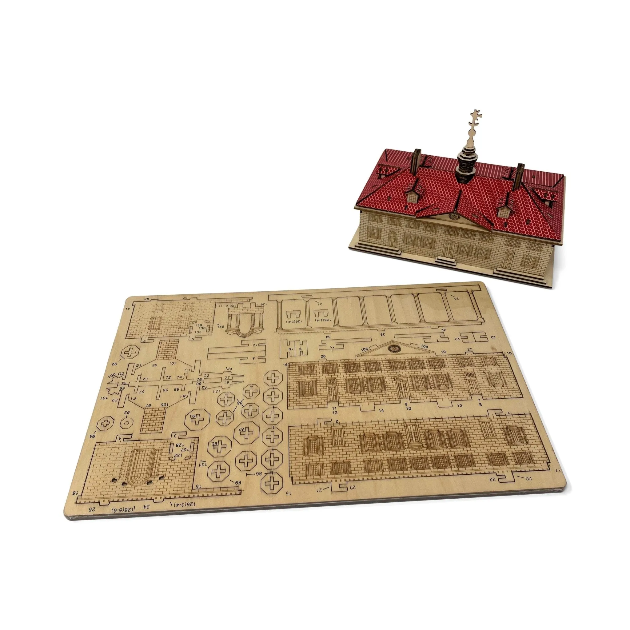 3D Mount Vernon Mansion Wood Puzzle