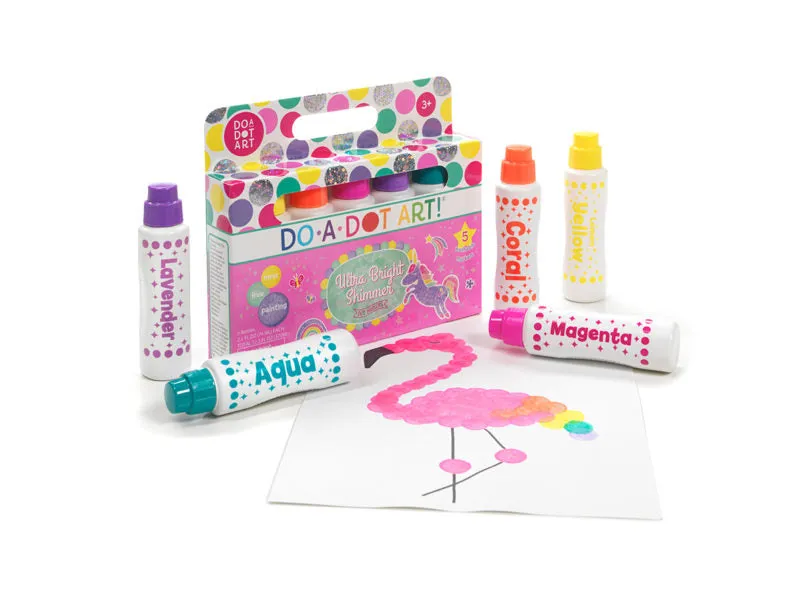 5 Ultra Bright Shimmer Dot Markers