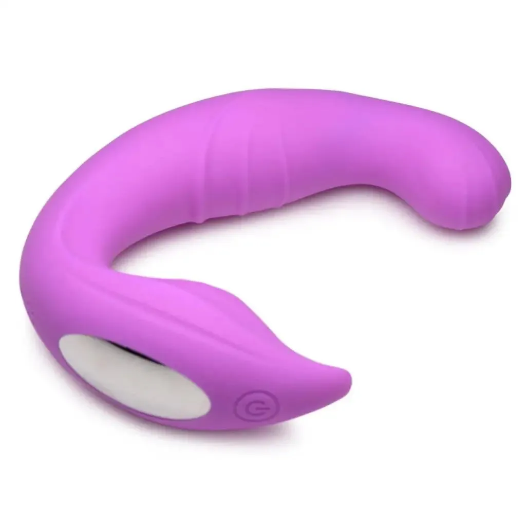 5x Come Hither Silicone Vibrator With Remote Control