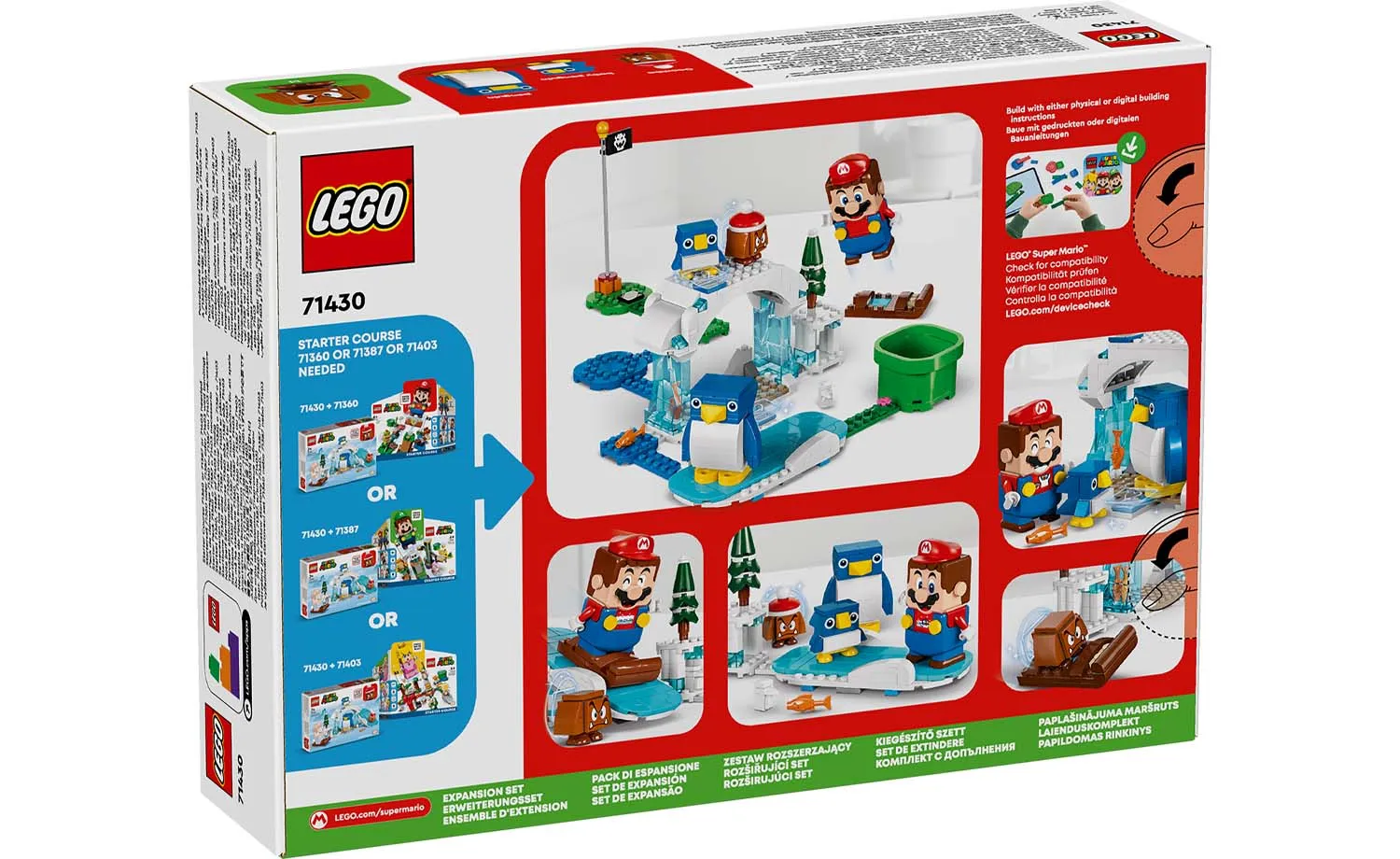 71430 | LEGO® Super Mario™ Penguin Family Snow Adventure Expansion Set