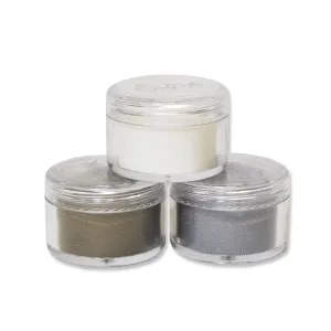 Accessory Embossing Powders, 3Pk (Silver, Gold, Clear)