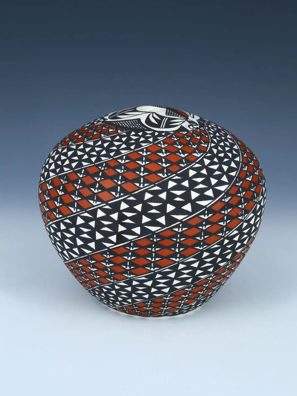 Acoma Pueblo Eye Dazzler Pottery Vase