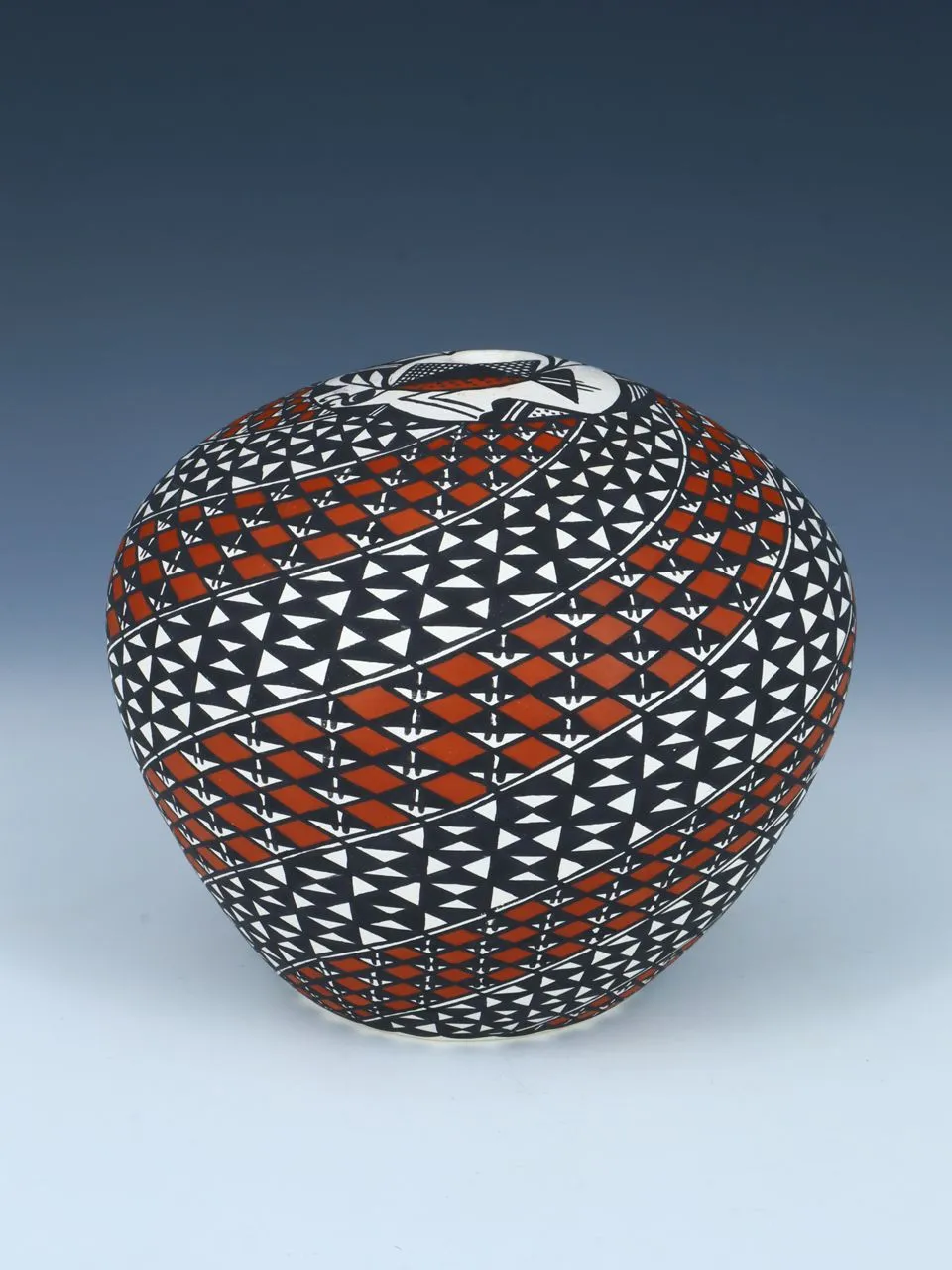 Acoma Pueblo Eye Dazzler Pottery Vase