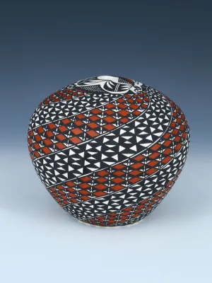 Acoma Pueblo Eye Dazzler Pottery Vase