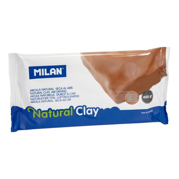 Air dry natural clay, terracotta colour (400 g)