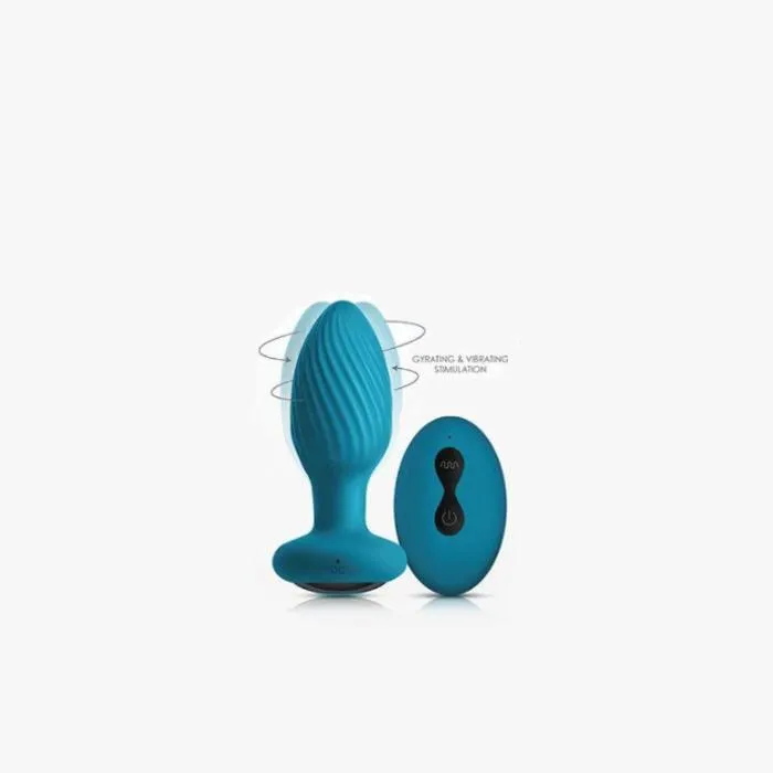 Alpine Gyrating Anal Plug with Remote