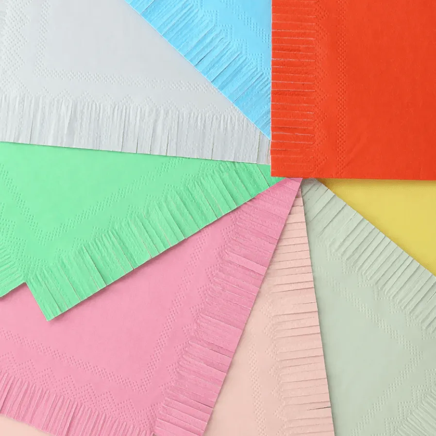 Assorted Bright Small Napkins