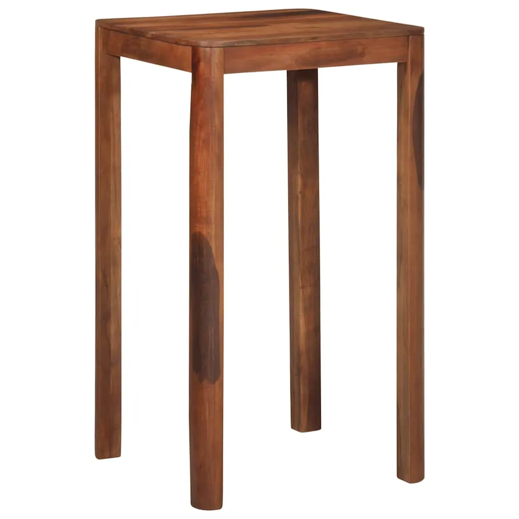 Bar Table 60x60x107 cm Solid Wood Acacia