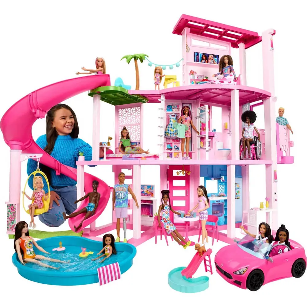 Barbie Dreamhouse with Pool and Slide Playset