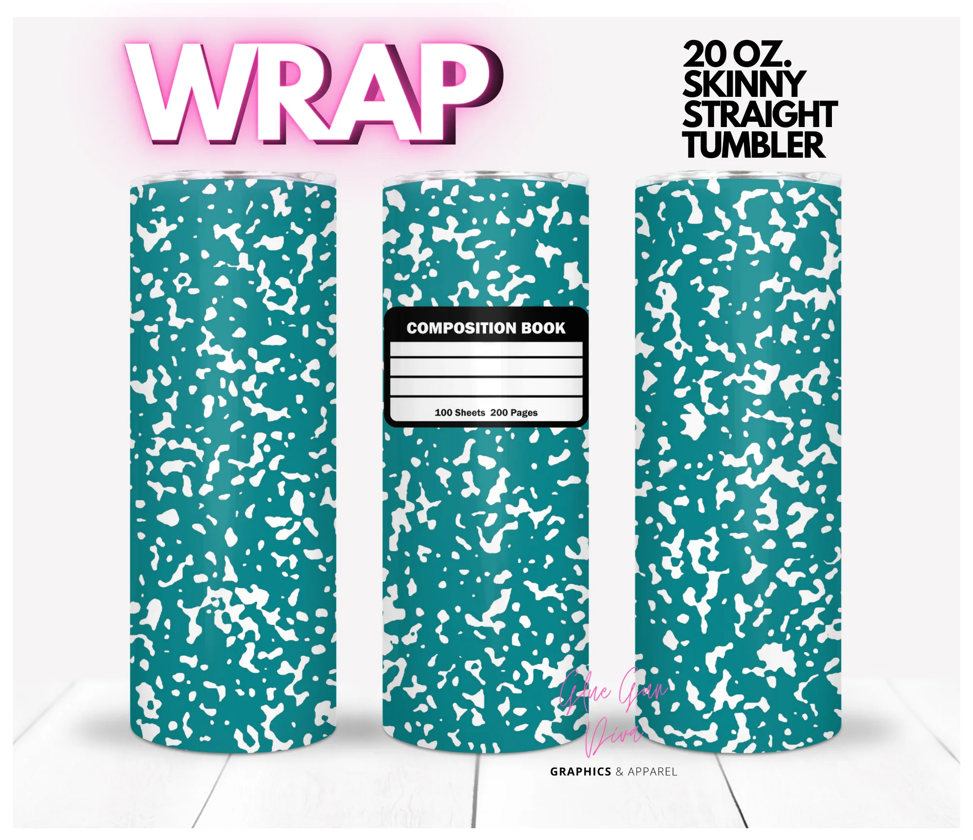 BRIGHTS Composition Book Wrap Designs BUNDLE - 10 images