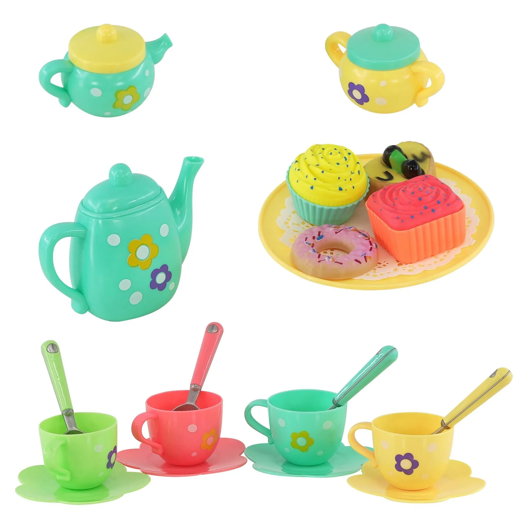 Children's Pretend Tea Playset