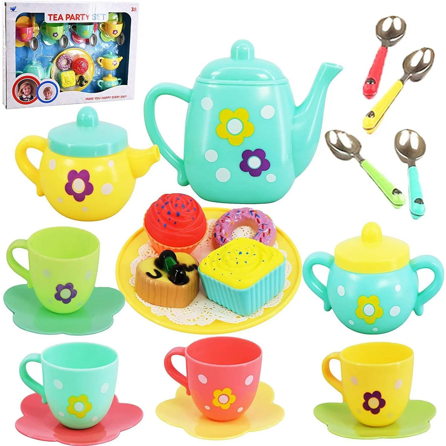 Children's Pretend Tea Playset