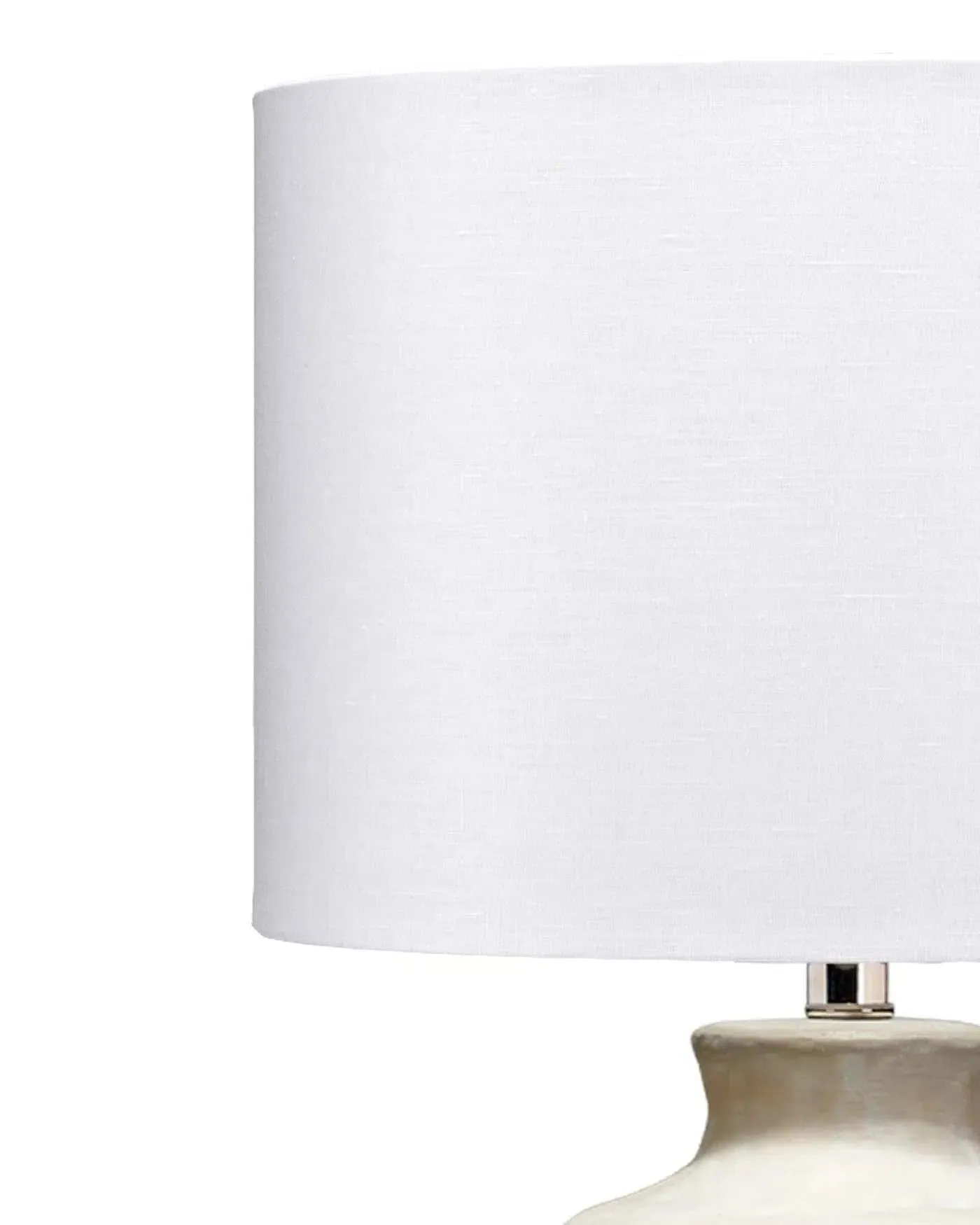 Coastal Style Eggshell Ceramic Leith Table Lamp